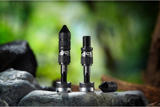 Image du produit e*13 Valves Quick Fill Tubeless Schrader, 23-31mm Depth, 2 pcs, black