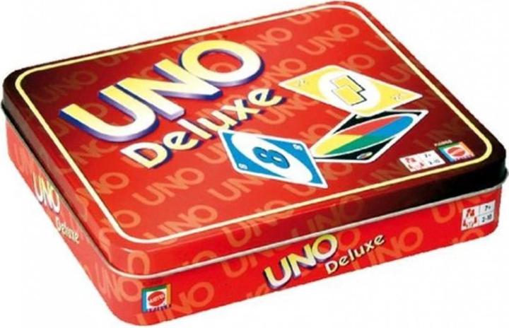 Produktbild Mattel Games Uno Kartenspiel Deluxe in Metalldose (Deutsch, Französisch, Italienisch)