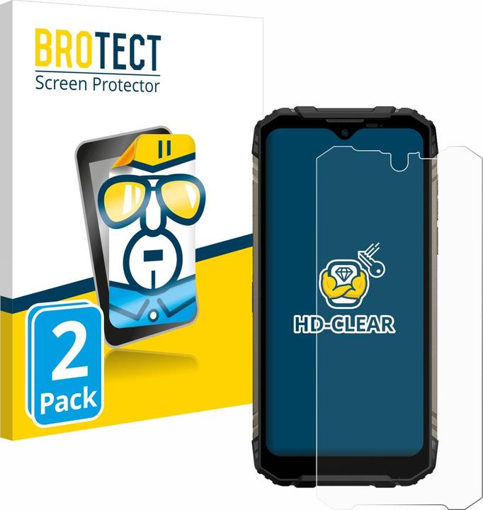 Produktbild BROTECT Schutzfolie Displayschutz Klar (2 Stück, Doogee S96 Pro)