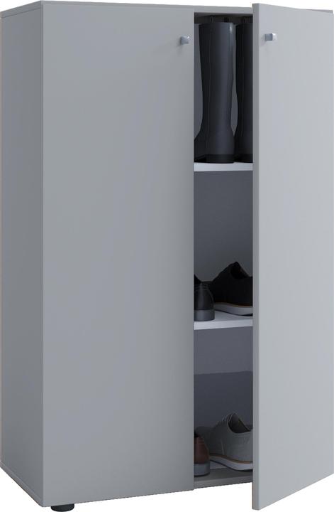 Produktbild VCM Holz Büroschrank Aktenregal Lona 3 Fächer mit Drehtüren (70 x 40 x 111 cm)