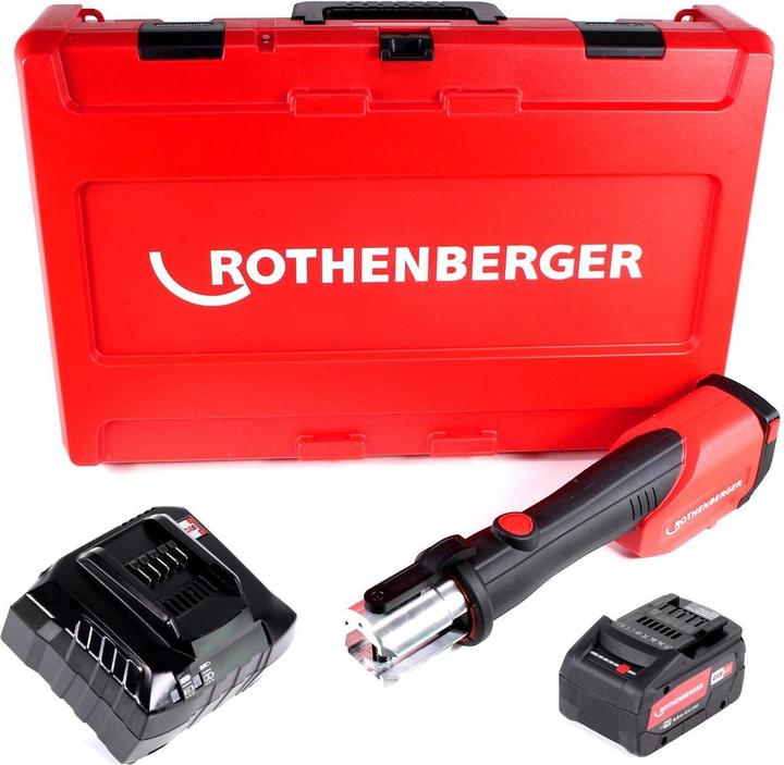 Rothenberger ROMAX 4000 battery press machine 18V + 1x battery 8.0Ah + charger + case