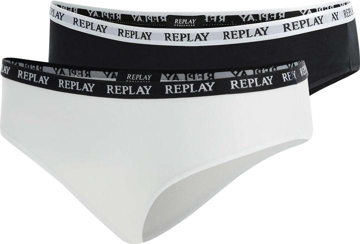 Actual product image Replay Women's pants with logo waistband 2-pack (L, pack of 2)