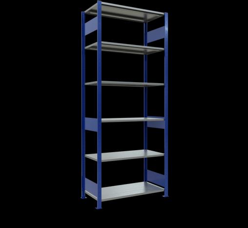 Actual product image Schulte Lagertechnik MULTIplus150 basic racking system with length ledgers