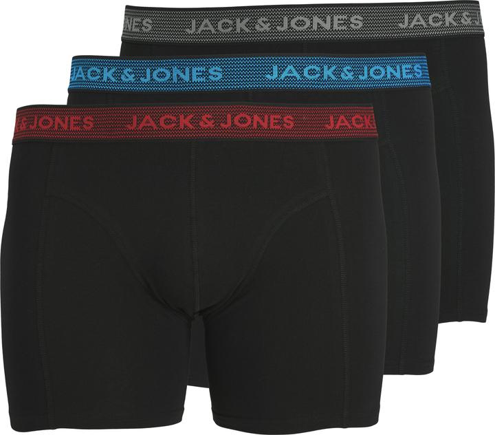 Jack & Jones Jacwaistband Trunks 3 Pack Noos Pls (3XL, 3er Pack)