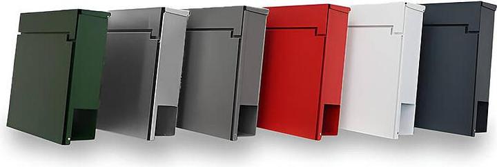 Produktbild SafePost 810 Design-Briefkasten weiss RAL9003 matt