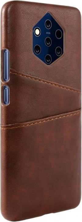 Produktbild Screenguard Nokia 9 PureView CardCaddy Leder Backcase mit Kartenfächern (Nokia 9 PureView)