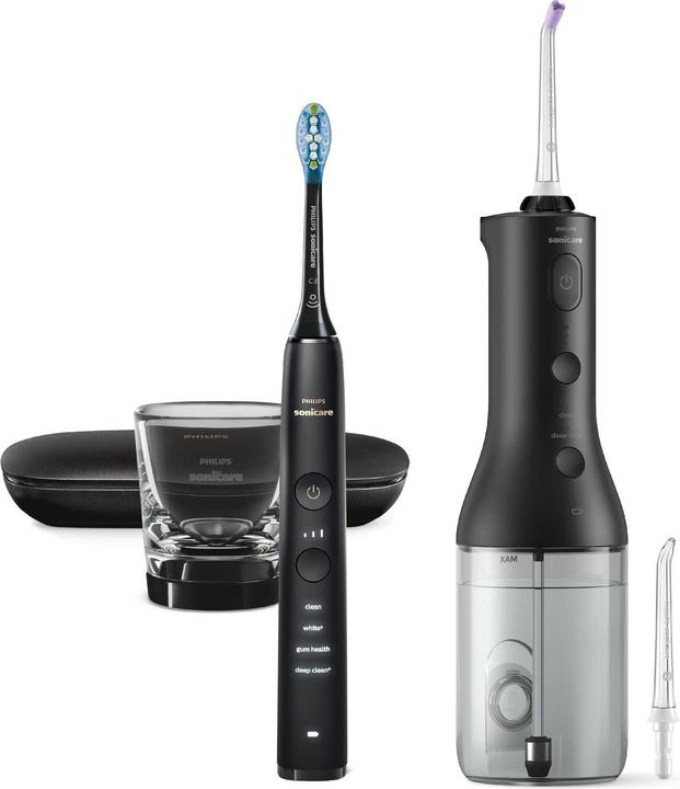 Produktbild Philips Sonicare Diamond Clean 9000 & Cordless Power Flosser 3000 (Schallzahnbürste)