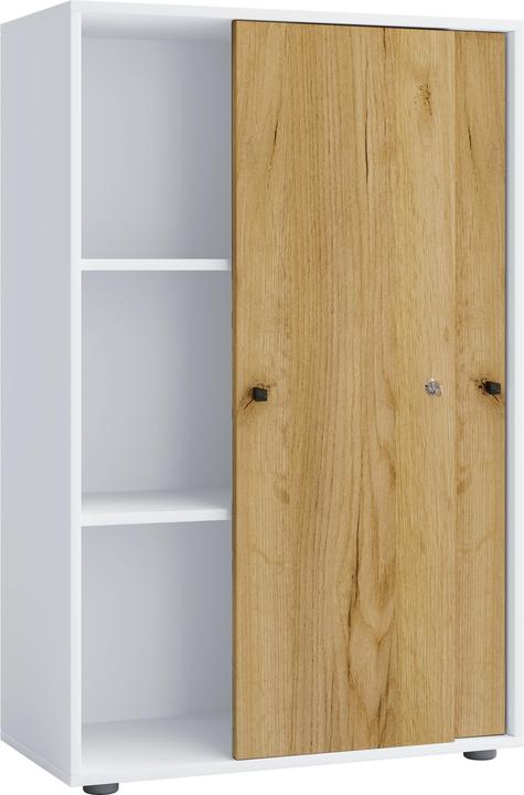 Produktbild VCM Büroschrank Schiebetüren Lona 3fach (70 x 37 x 111 cm)