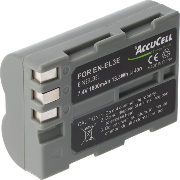 Image du produit AccuCell Batterie Nikon EN-EL3, EN-EL3a, D50, D70