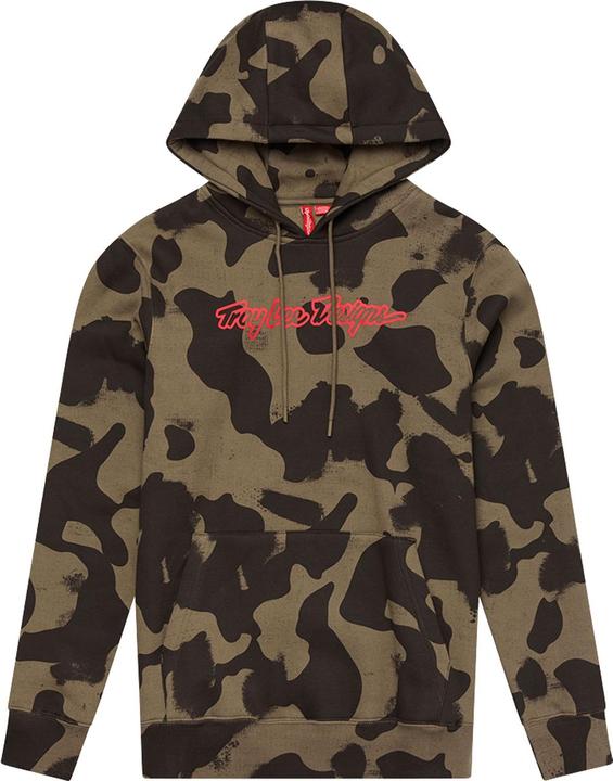 Produktbild Troy Lee Designs Pullover Hoodie, Signature, olive camo, M (M)
