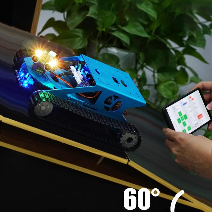 Immagine prodotto micro:bit Raspberry Pi KI-Panzerroboter-Kit mit Kamera