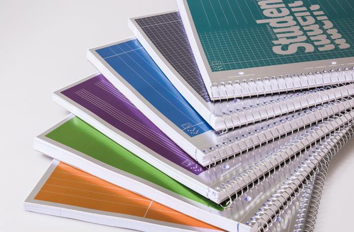 Image du produit Musique en feuilles de qualité supérieure Collegeblock (A4, À rayures, Couverture souple)