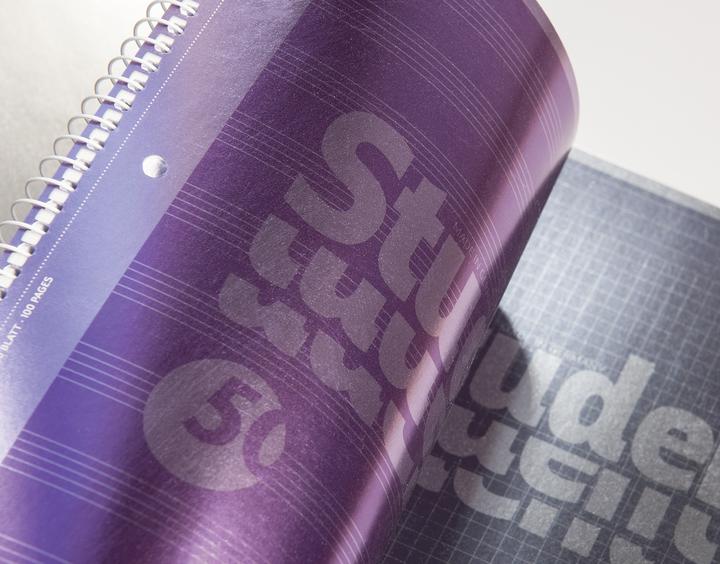 Image du produit Musique en feuilles de qualité supérieure Collegeblock (A4, À rayures, Couverture souple)