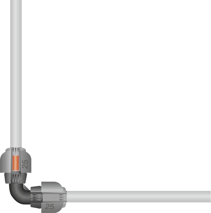 Produktbild Gardena L-Stück 90° 25mm