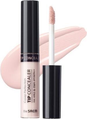 Actual product image The Saem THESAEM Cover Perfection Tip Concealer SPF28 PA++ 6.5g Brightener (Brighteners)