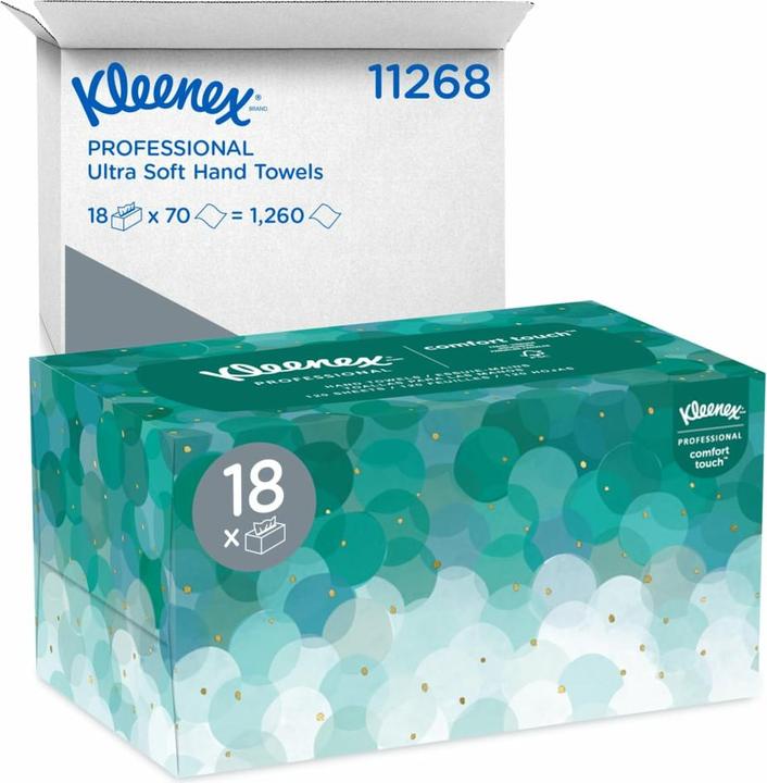 Produktbild Kleenex Handtücher 1-lagig Soft weiss (1 x)