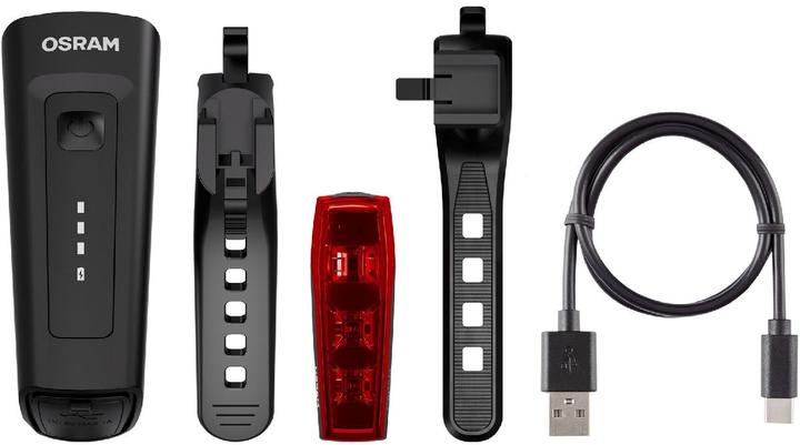Immagine prodotto Osram Set di illuminazione per bicicletta RACE 50 SET LED a batteria nero (100 lm, 100 lm)