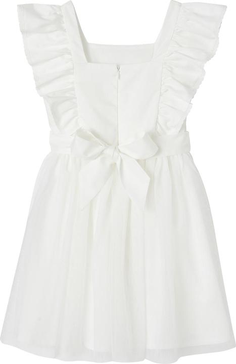 Vertbaudet Festliches Mädchen Volantkleid, Musselin & Tüll