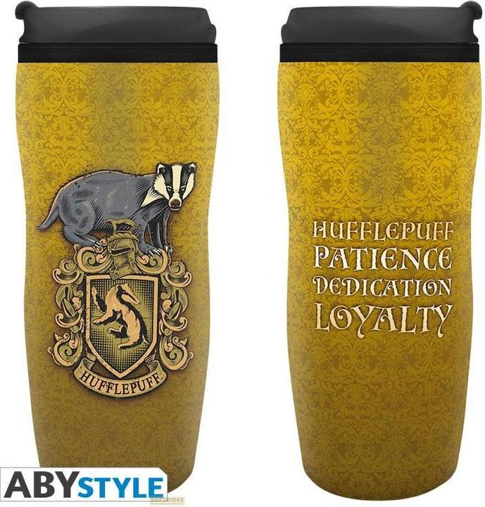 Actual product image ABYstyle HARRY POTTER - Travel mug Hufflepuff (355 ml)