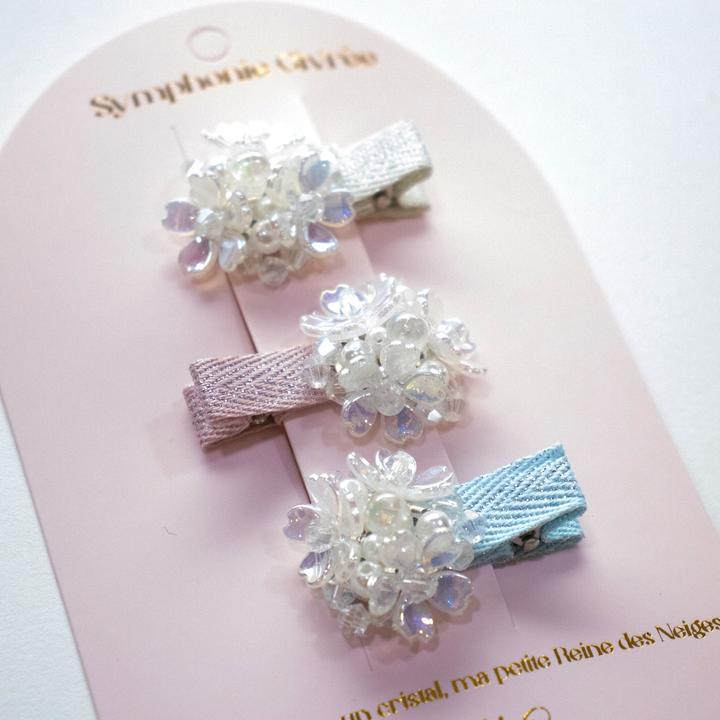 Image du produit Yuko.B Barrettes cheveux 3 pcs. Givrée (3 pcs)