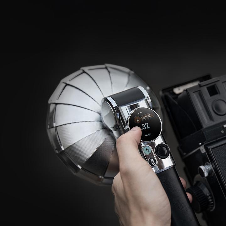 Actual product image Godox Retro-Kamerablitz (Plug-on flash, Nikon, Fujifilm, Leica, Olympus, Sony, Pentax, Canon)