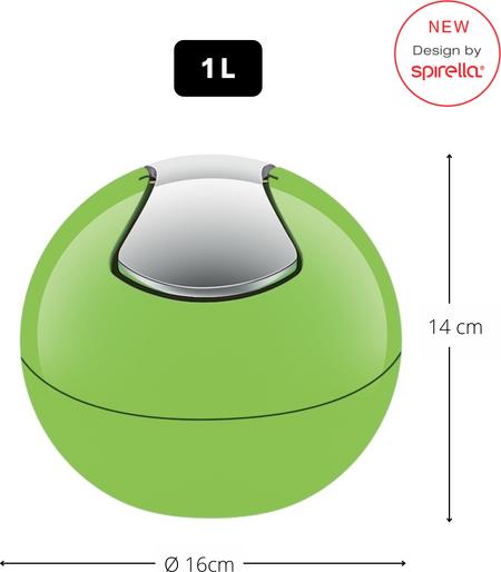Immagine prodotto spirella Cestino per i rifiuti del tavolo della ciotola (1 l)