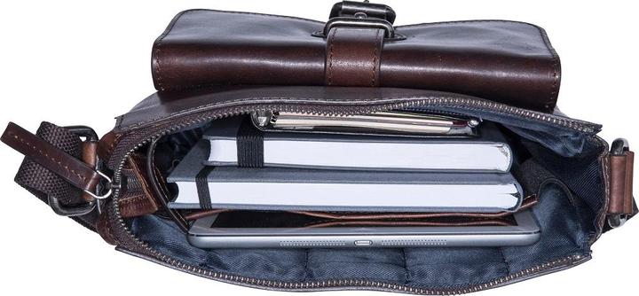 Image du produit Leonhard Heyden Roma - Sac à bandoulière zippé marron