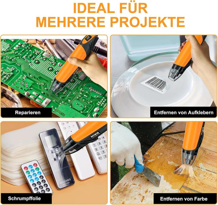 Image du produit Mowis Mini pistolet à air chaud