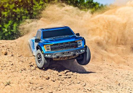Actual product image Traxxas FORD RAPTOR-R 4X4 VXL BLUE 1/10 PRO-SCALE RTR BRUSHLESS, O. BATTERY/CHARGER (RTR Ready-to-Run)