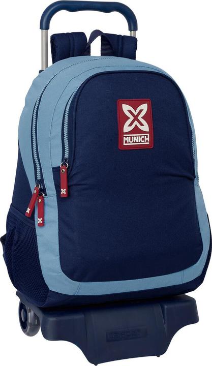 Produktbild MunichSport Schulrucksack mit Rädern Munich Royal Blau 32 x 44 x 16 cm