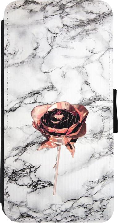 Produktbild PhoneLook Hülle Wallet schwarz Marble Rose Gold (Apple iPhone 11)
