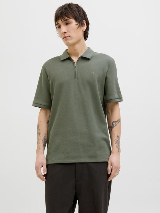 Actual product image Jack & Jones Jjeaustin Zip Polo Ss Noos (XL)