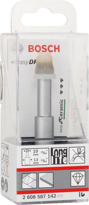 Produktbild Bosch Professional Zubehör Diamanttrockenbohrer Easy Dry Best for Ceramic, 10 x 33 mm (10 mm)