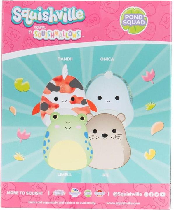 Image du produit Squishmallows Squishville Mini Peluches Pack de 4 Pond Squad 5 cm (5 cm)