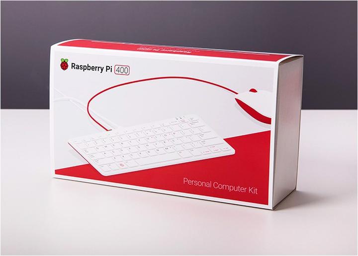 Actual product image Raspberry Pi 400 FR Layout Starter Kit