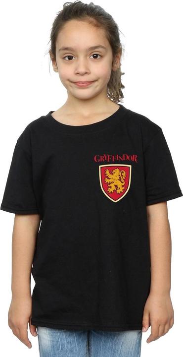 Produktbild Gryffindor Lion Faux Pocket TShirt Mädchen (140, 146)