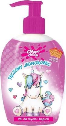 Produktbild Chlapu Chlap Regenbogen Splap Regenbogen Einhorn -Reinigungsgel und Bad süsse Waffeln, 236 ml (236 ml)