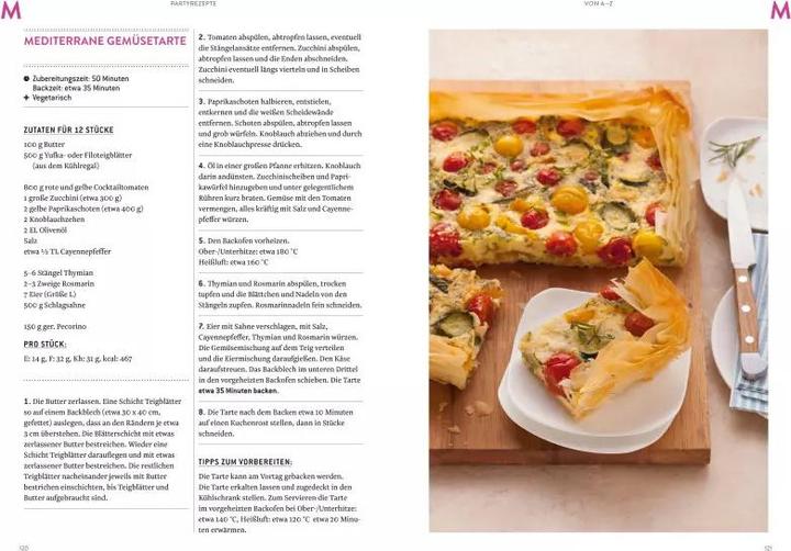 Actual product image Dr. Oetker Partyrezepte von A - Z (German, DrOetker, 2018)