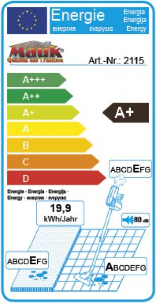 Etichetta energetica IHP Zyklonstaubsauger MZS 600 (Aspirapolvere a umido e a secco)