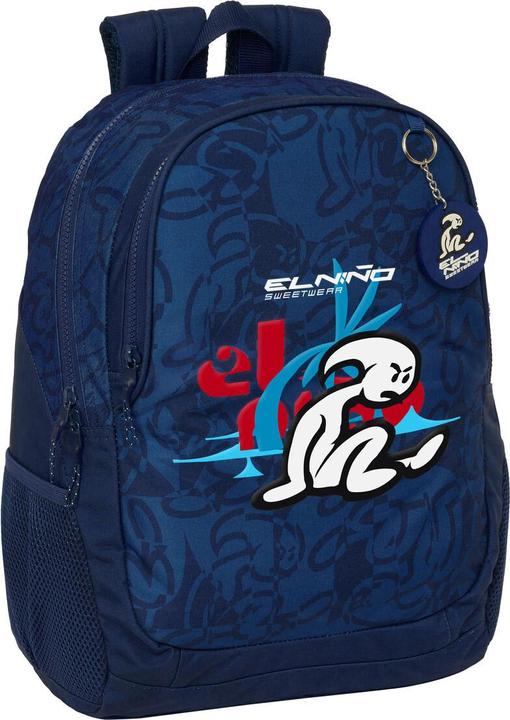Produktbild El Niño Schulrucksack Paradise Marineblau 32 x 44 x 16 cm