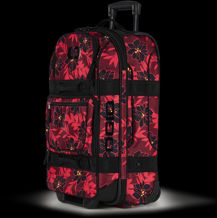 Actual product image Ogio TRAVEL BAG LAYOVER RED FLOWER P/N: 5923090OG (46 l, Hand luggage (up to 50 litres))
