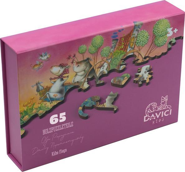 Produktbild DaVici Puzzle - Fliegende Kühe (65 Teile)