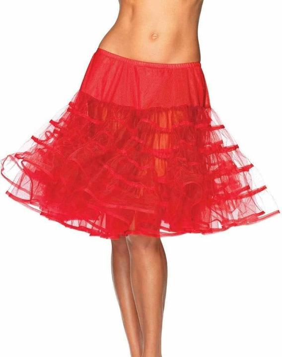 Produktbild Leg Avenue Mid-Length Petticoat - Red (8304322003) (One Size)