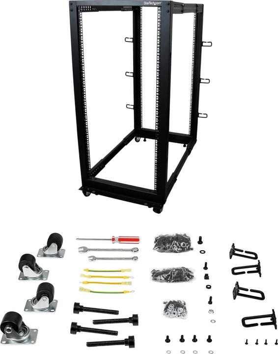 StarTech open frame (25 RU, 19 inch rack)