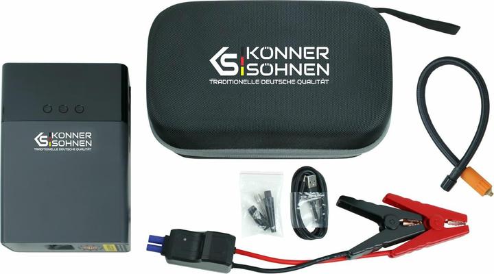 Actual product image Könner & Söhnen Urządzenie Rozruchowe Ze Sprężarką Ks Jsp-1400 (1200 A, 14000 mAh)
