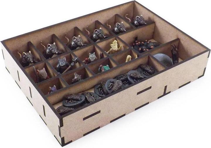 Actual product image Feldherr MAUS - Board game organiser for and mysticism and expansion Heart of Glürm (Wood)