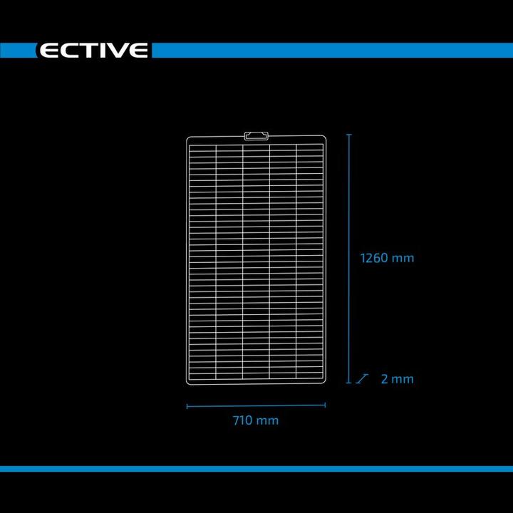 Immagine prodotto Ective Pannello solare a scandole flessibile 12V 180W Pannello solare flessibile Modulo fotovoltaico solare (180 W, 4.50 kg)