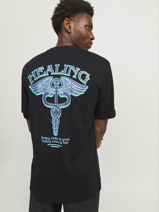 Produktbild Jack & Jones Gedruckt Rundhalsausschnitt T-shirt T-shirt (L)