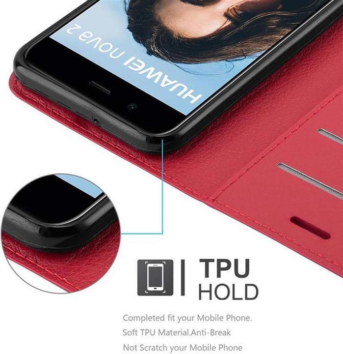 Produktbild Cadorabo Book mit Standfunktion Cover (Huawei Nova 2)