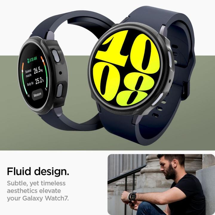 Produktbild Spigen Liquid Air Samsung Galaxy Watch 7 44 mm czarny/matte black ACS07900
